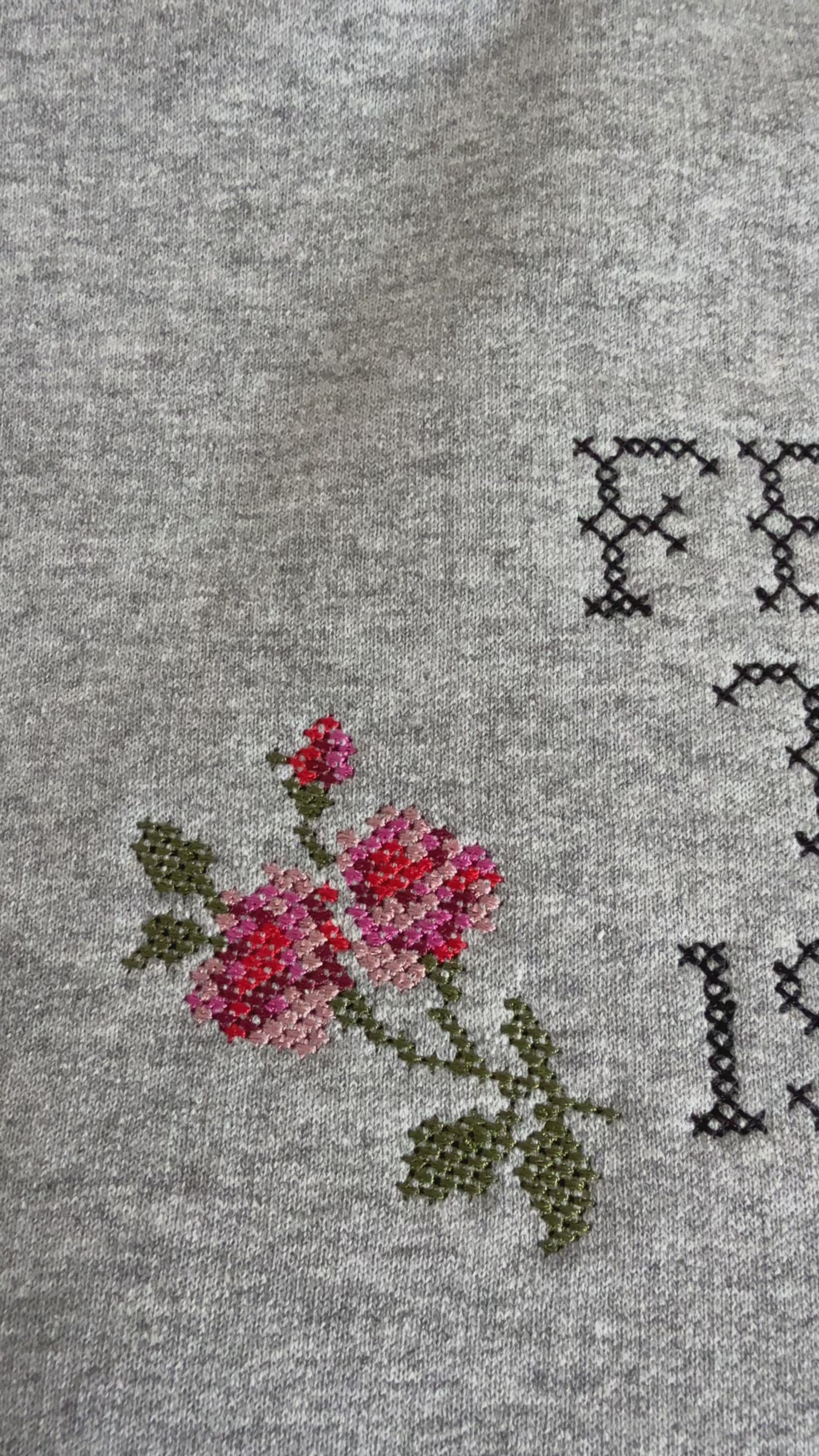 From the 1900s Embroidered Sweatshirt | Funny Cross Stitch Crewneck | Born in the 1900s Gift | Vintage Floral Millennial Sweatshirt